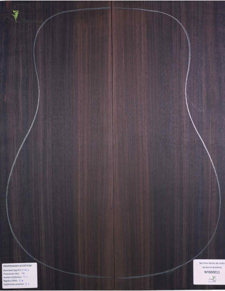 Set ostindischer Palisander Akustikgitarre MB Exclusive Nr.145| Maderas Barber