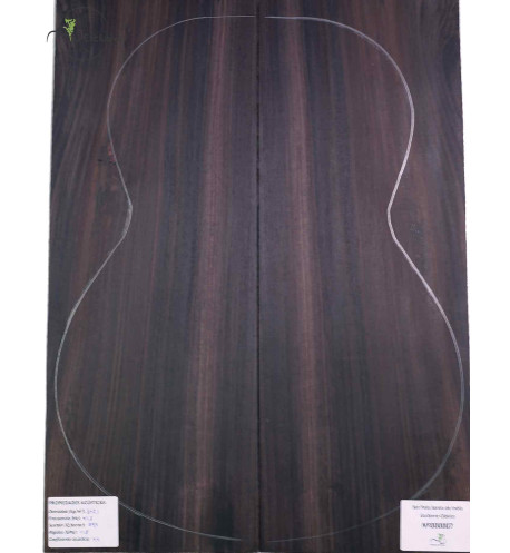 Set palissandro indiano chitarra classica MB Exclusive n.139 | Maderas Barber