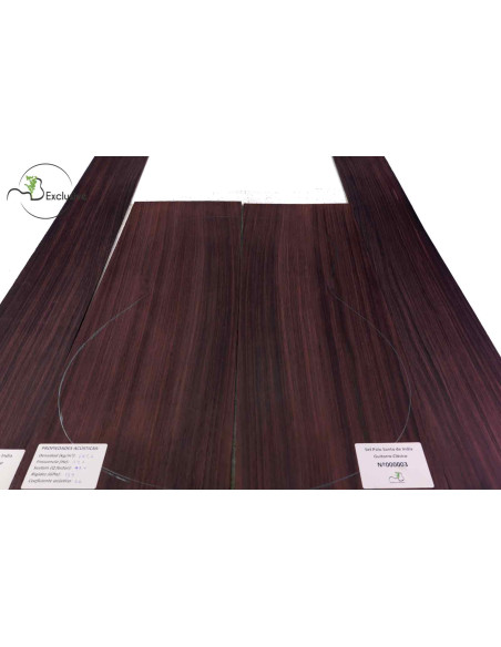 Set ostindischer Palisander Konzertgitarre MB Exclusive Nr.135 | Maderas Barber