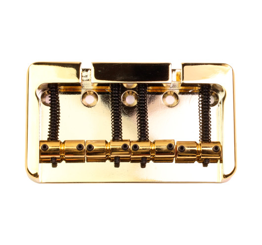 Puente Bajo 4 Cuerdas Estilo Fender 5 Tornillos Aluminio Oro Hipshot