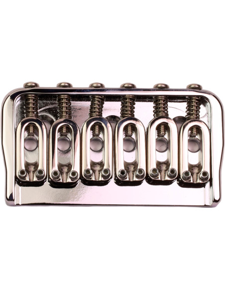 Chevalet Fixe Guitare 6 cordes .125 Chrome Hipshot | Maderas Barber