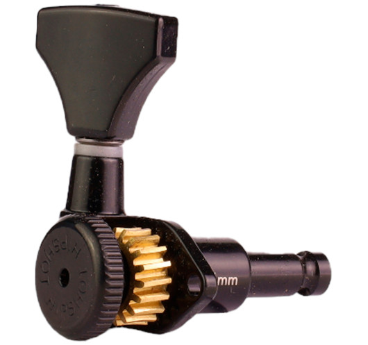 Kit d'accordeur de guitare 6 Inline Grip-Lock™ Noir Ouvert Hipshot