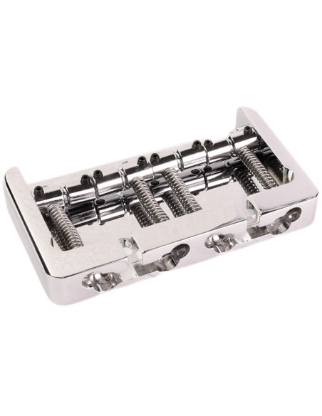 Steg Bajo 4 Saiten Estilo Fender 5 Tornillos Aluminio Chrome Hipshot | Maderas Barber