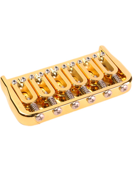 Chevalet Fixe Guitare 6 cordes .125 Doré Hipshot | Maderas Barber