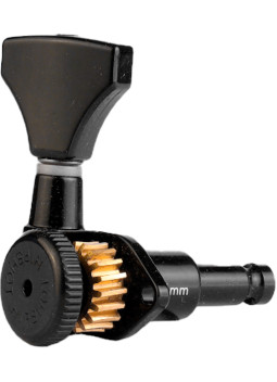 3+3 Grip-Lock™ Tête Ouverte Noir Hipshot | maderas Barber