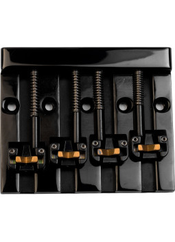 Puente Bajo 4 Cuerdas KickAss™ Negro Hipshot