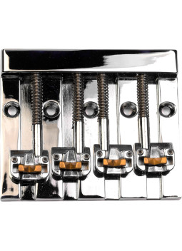 Puente para Bajo 4 Cuerdas Cromo Hipshot KickAss™