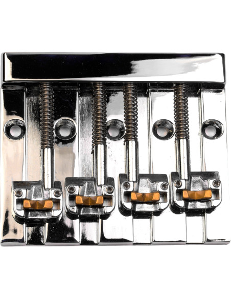 Puente para Bajo 4 Cuerdas Cromo Hipshot KickAss™