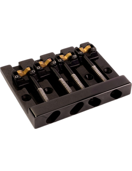Ponticello Bajo 4 corde KickAss™ Negro Hipshot | Maderas Barber