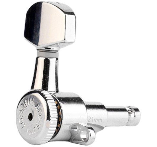 Vintage Guitar Tuner Upgrade Kit for 6 Inline Grip-Lock™ Chrome Hipshot