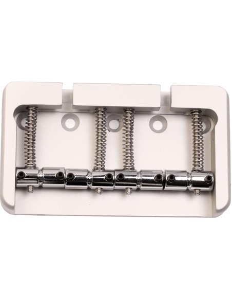 Puente Bajo 4 Cuerdas Estilo Fender 5 Tornillos Aluminio Satinado Hipshot