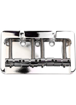 Puente Bajo 4 Cuerdas Estilo Fender 5 Tornillos Aluminio Chrome Hipshot