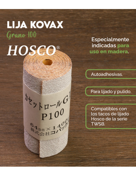 Kovax Cassete Roll Paper 100 Hosco KCR100 | Maderas Barber