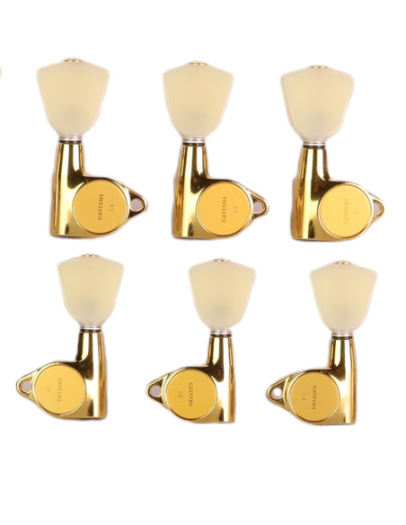 Clavijero Guitarra Acústica/Eléctrica 3+3 Gotoh SG301-P4N-GG | Maderas Barber