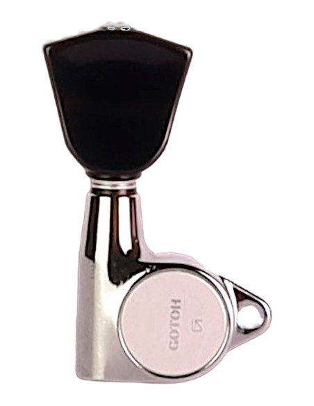 Clavijero Guitarra Acústica/Eléctrica 3+3 Cromo Gotoh SG301-P4B-C