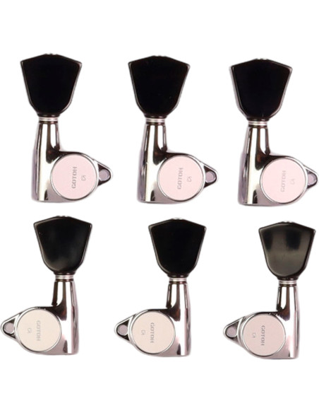 Mécanique Gotoh pour Guitare Acoustique et Électrique SG301-P4N-GG | Maderas Barber