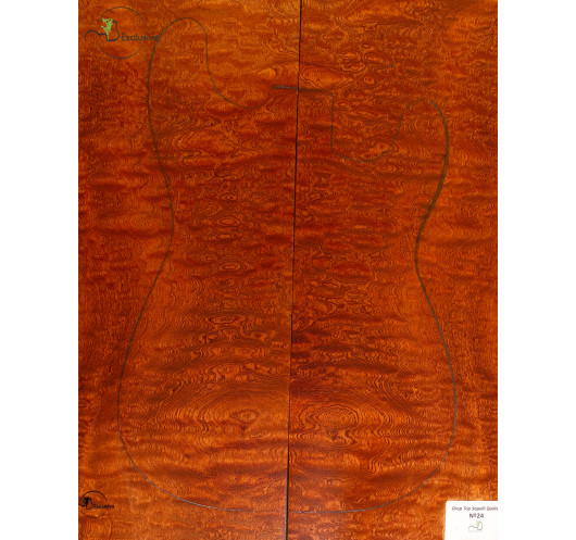 Drop Top Sapelli Quilted MB Exclusive Nr.24 | Maderas Barber