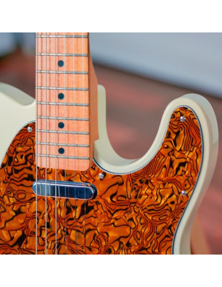 Feuille de Transfert Pickguard 3 Couches Golden Brown Tiger 210x290x2,2mm | Maderas Barber