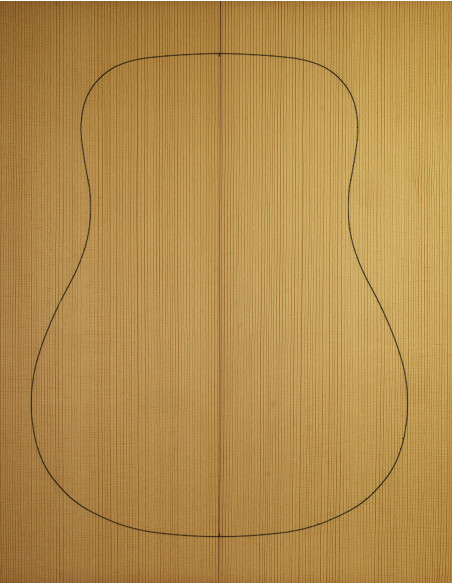 Tavola de abete Engelmann Torrefactada B chitarra acustica | Maderas Barber