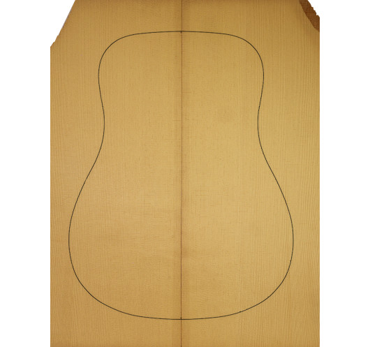 Tables Épinette d’Engelmann Torréfiée AA Guitare Acoustique| Maderas Barber