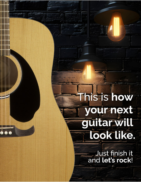Torrefied B Grade Engelmann Spruce Acoustic Guitar Soundboard | Maderas Barber