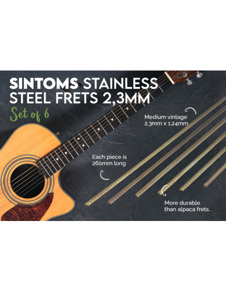 Set 6 Trastes SINTOMS 2,3mm