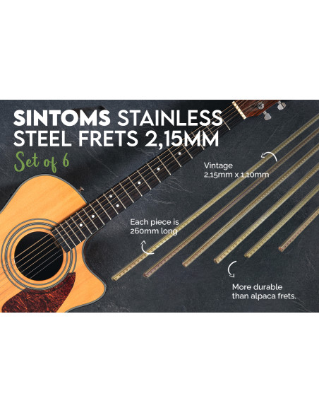 Set 6 Trastes SINTOMS 2,15mm