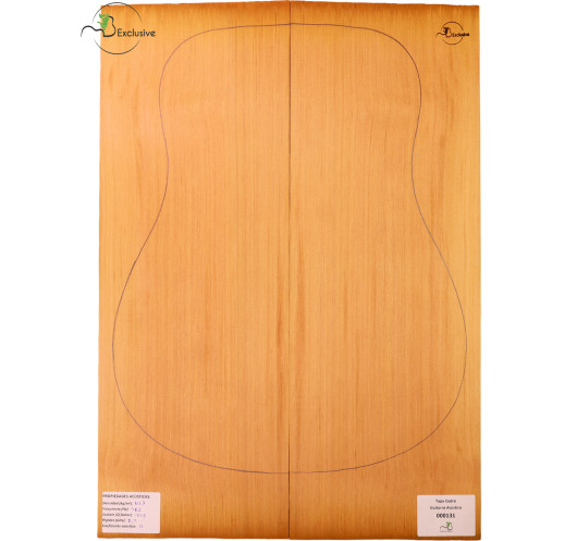 Table Cèdre Rouge Nº 000131 Guitare Acoustique MB Exclusive