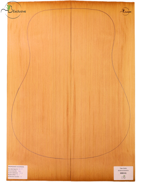 Tapa Cedro Rojo Nº 000131 Guitarra Acústica MB Exclusive