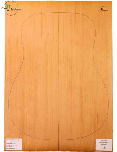 Table Cèdre Rouge Nº 000128 Guitare Acoustique MB Exclusive