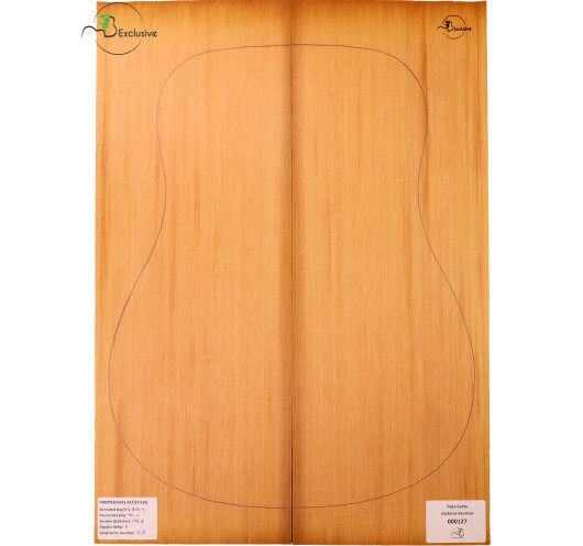 Table Cèdre Rouge Nº 000127 Guitare Acoustique MB Exclusive
