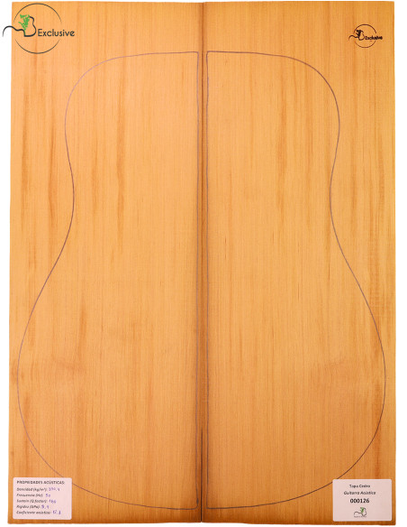 Tapa Cedro Rojo Nº 000126 Guitarra Acústica MB Exclusive