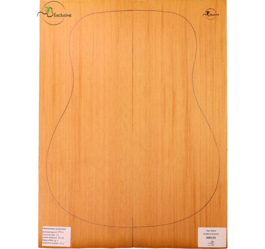 Red Cedar Acoustic Guitar Top MB Exclusive Nº 000123