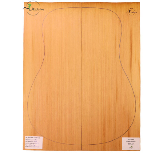 Table Cèdre Rouge Nº 000119 Guitare Acoustique MB Exclusive