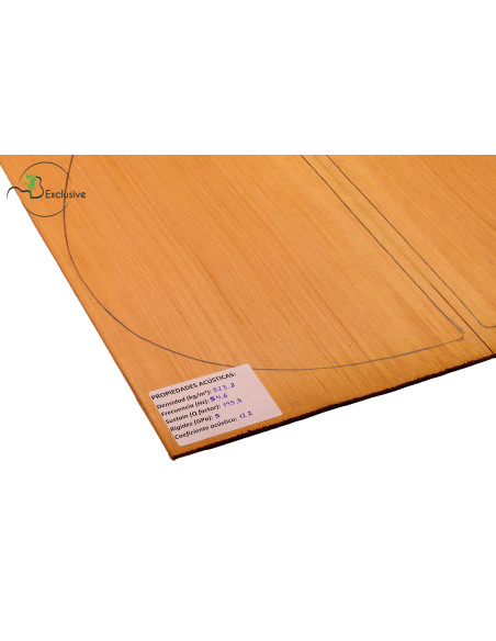 Tavola cedro rosso n. 000116 chitarra acustica MB Exclusive | Maderas Barber