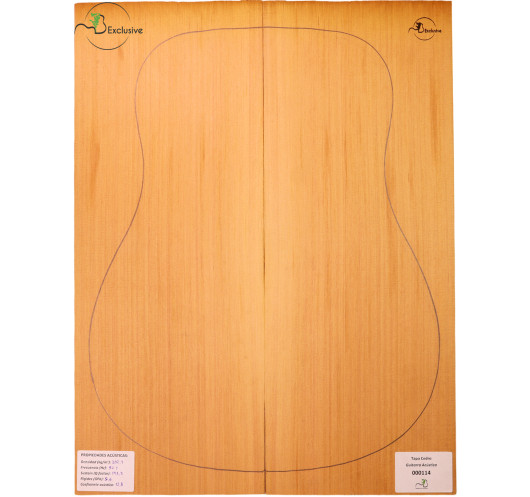 Red Cedar Acoustic Guitar Top MB Exclusive Nº 000114