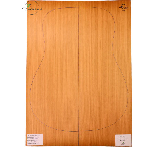 Table Cèdre Rouge Nº 000102 Guitare Acoustique MB Exclusive