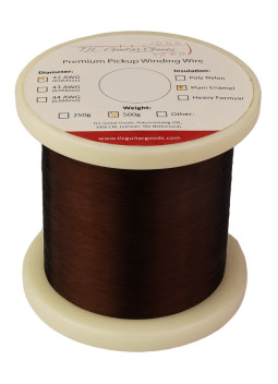 Bobina Hilo  Cobre pickups 42 AWG Enamel 500g | Maderas Barber