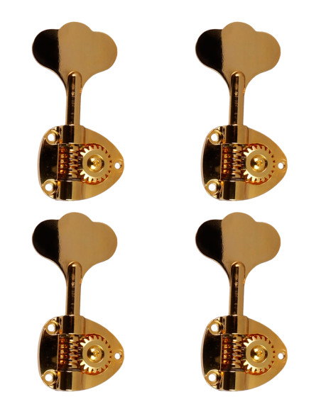 Gotoh GB11W-GG-L Gold 4 in Line Bass Headstock | Maderas Barber