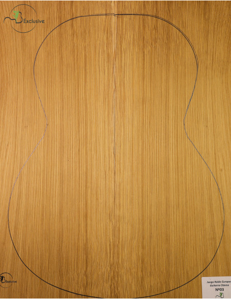 Set quercia europea chitarra classica MB Exclusive n.03 | Maderas Barber