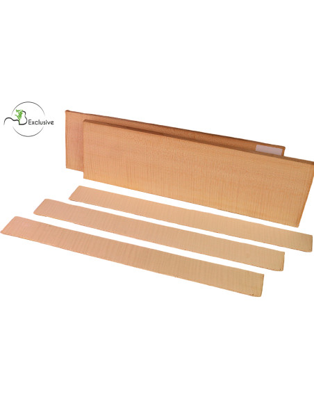Set Viola acero marezzato MB Exclusive n.3 | Maderas Barber