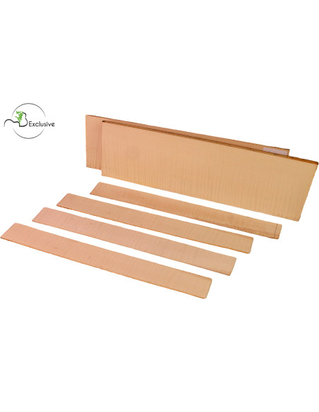 MB Exclusive Curly Maple Viola Set Nº5 | Maderas Barber