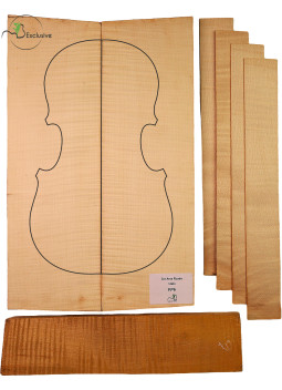 MB Exclusive Curly Maple Viola Set Nº6 | Maderas Barber