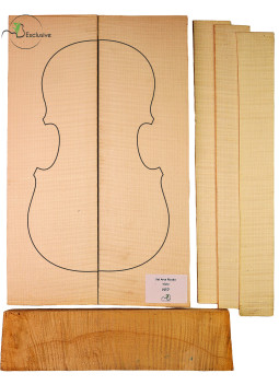 Set Viola acero marezzato MB Exclusive n.7 | Maderas Barber