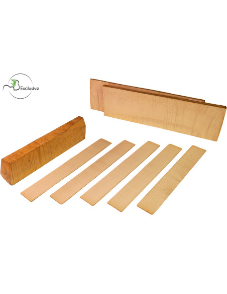 Set Violin acero marezzato MB Exclusive n.3 | Maderas Barber