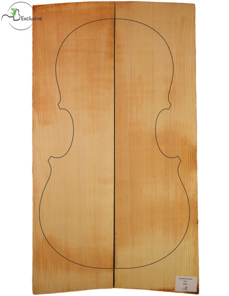 MB Exclusive European Spruce Cello Top Nº3 | Maderas Barber