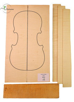 Set Violin geflammter Ahorn MB Exclusive Nr.10 | Maderas Barber