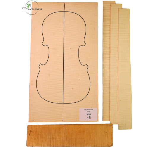 MB Exclusive Curly Maple Violin Set Nº10 | Maderas Barber