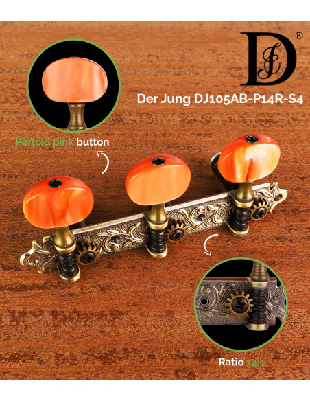 Clavijero Der Jung DJ105AB-P14R-S4 | Maderas Barber