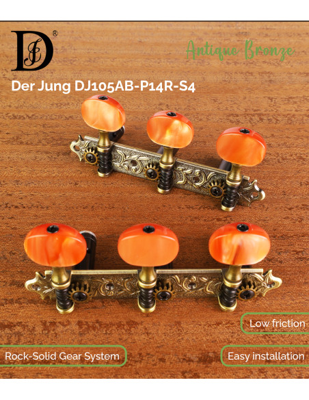 Der Jung DJ105AB-P14R-S4 Machine Head | Maderas Barber